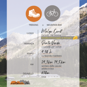 BICI OUTDOOR TRENTINO ATTIVITà MALGA CARET
