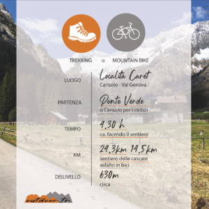 BICI OUTDOOR TRENTINO ATTIVITà VAL GENOVA CARET