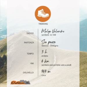 TREKKING OUTDOOR TRENTINO ATTIVITà MALGA VALANDRO