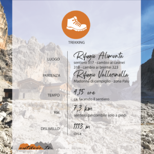 TREKKING OUTDOOR TRENTINO ATTIVITà RIFUGIO ALIMONTA