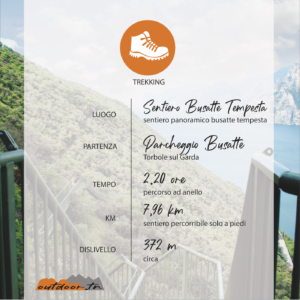 TREKKING OUTDOOR TRENTINO ATTIVITà SENTIERO BUSATTE TEMPESTA